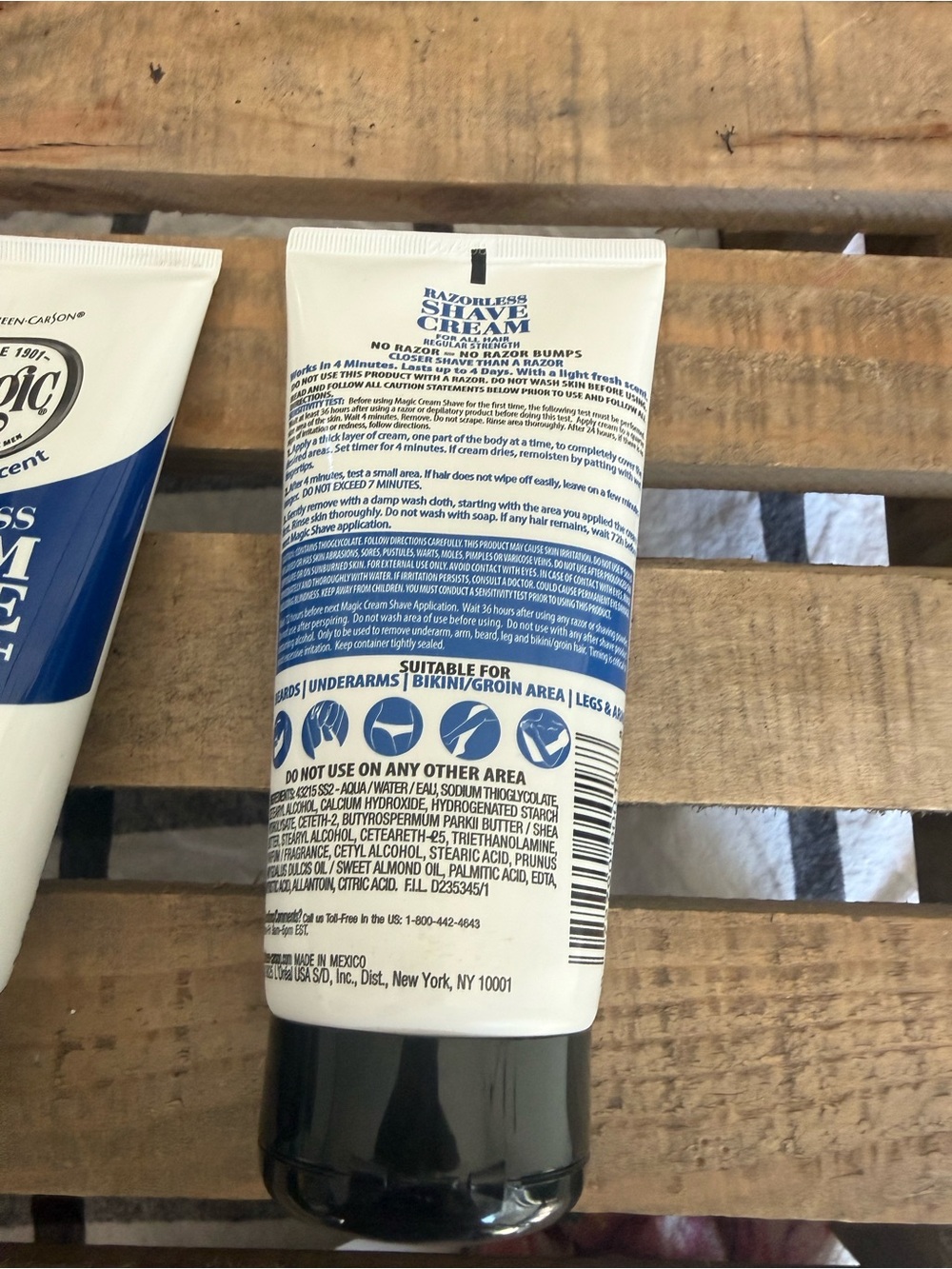 2- Magic Razorless Shave Cream – Regular Strength - Picture 2 of 2